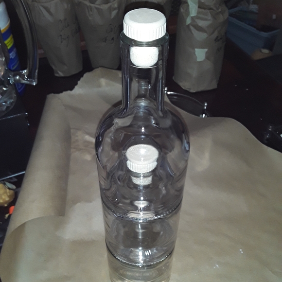 Triple 250ml Stacking glass bottle - Picture 3 of 7